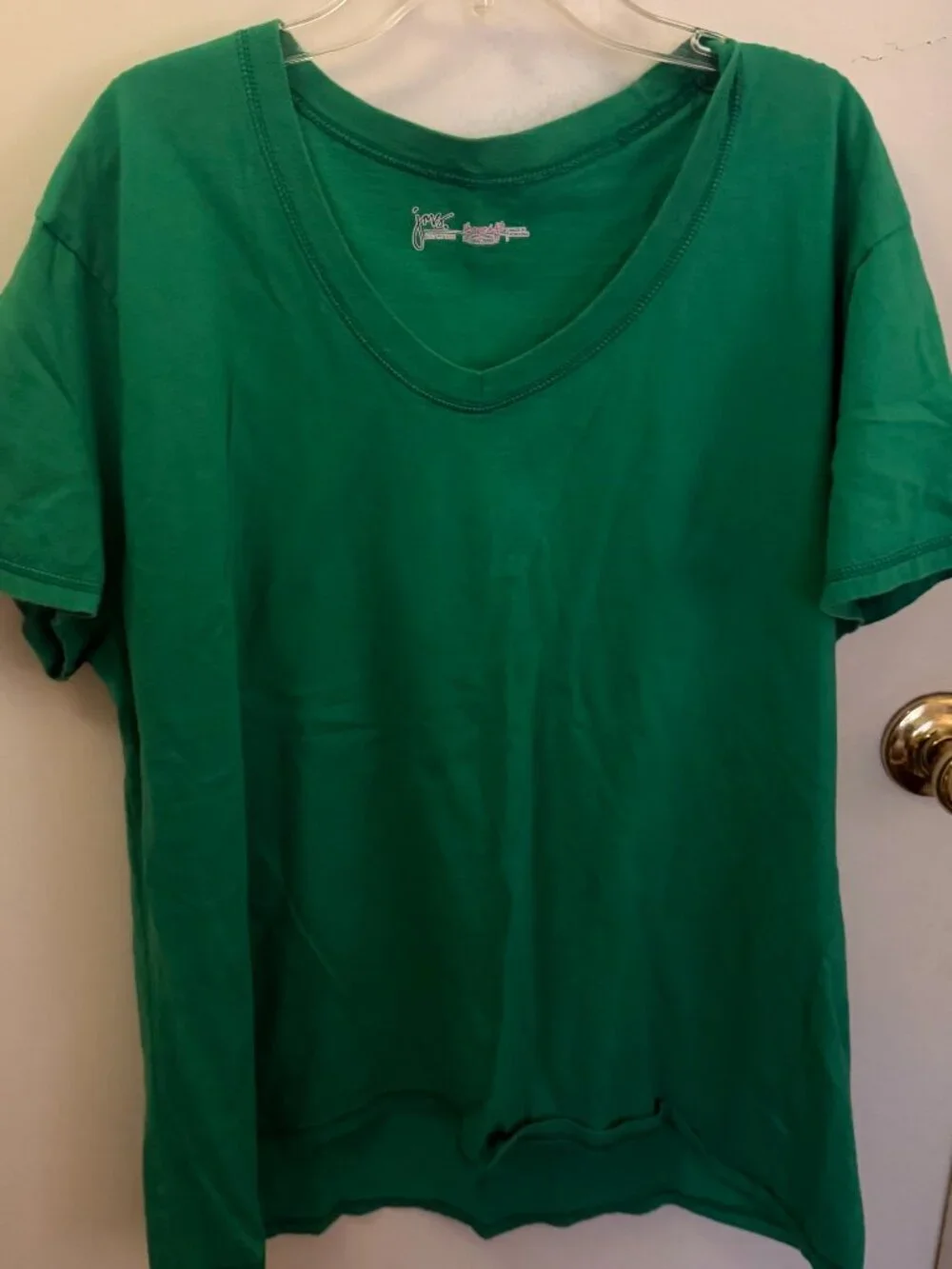 Just My Size Kelly Green Top W 2X - Picture 1 of 3
